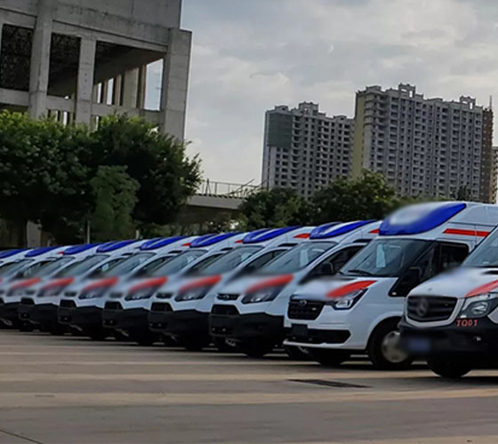 眉县服务车队展示