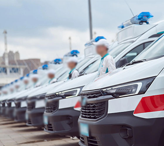 眉县服务车队展示